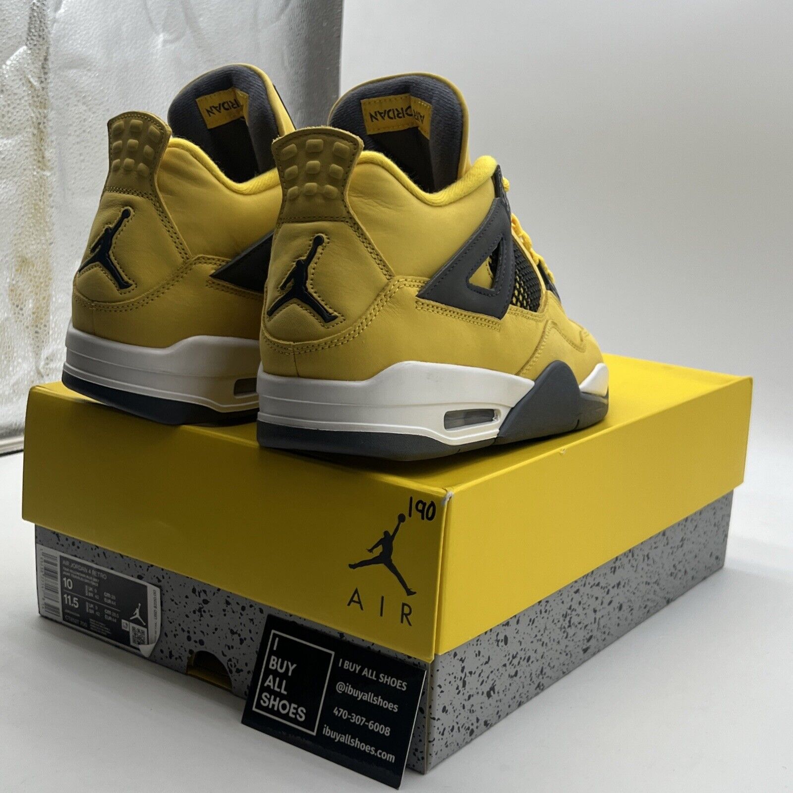 Size 10 - Air Jordan 4 Retro Mid Lightning (CT8527-700)