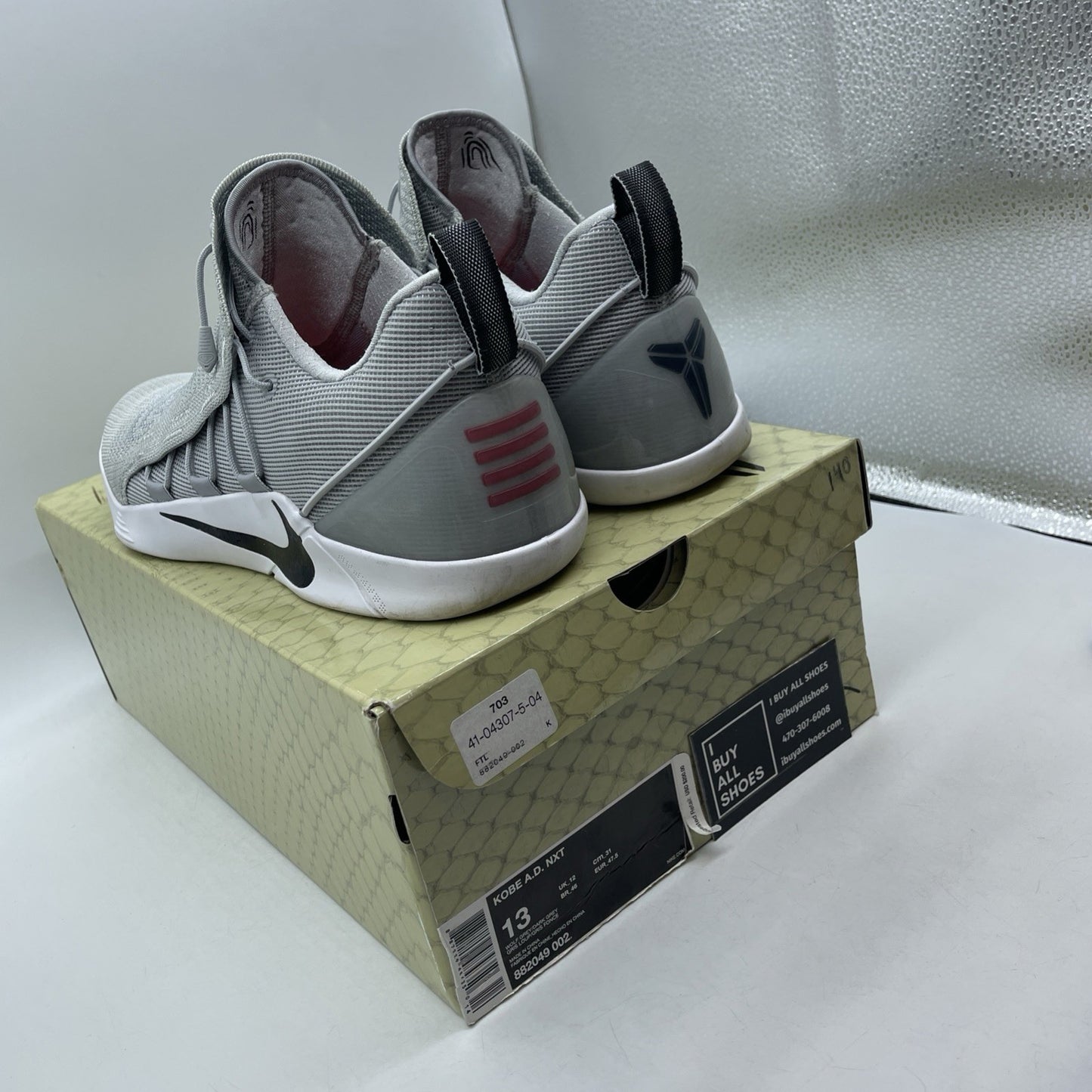 Size 13 - Nike Kobe A.D. NXT Wolf Grey (882049-002)