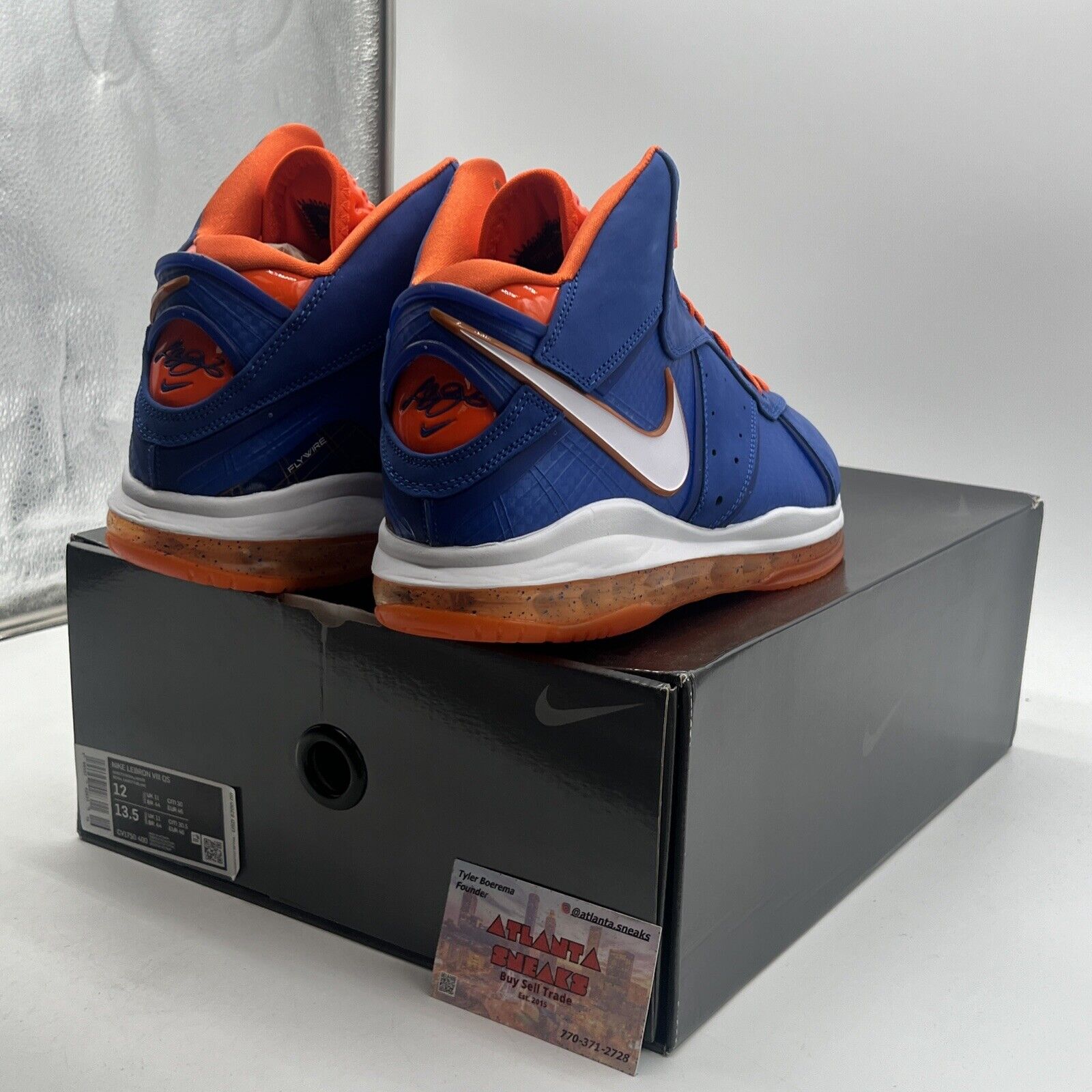 Size 12 - Nike LeBron 8 HWC - Orange Blue White (CV1750-400)