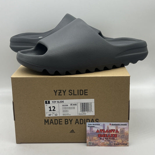 Size 12 - Adidas YZY Slide ‘Slate Grey’ | ID2350 Brand New Og All