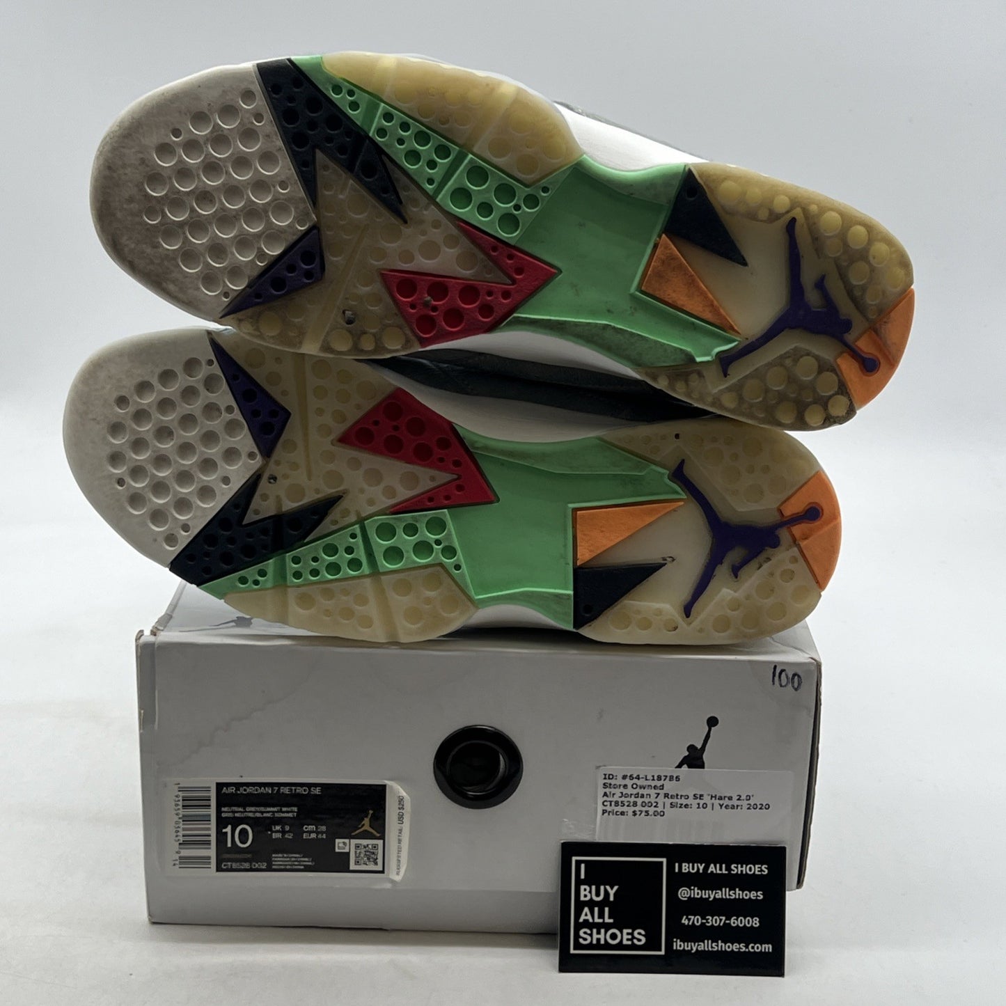 Size 10 - Air Jordan 7 Retro SE Hare 2.0 (CT8528-002)