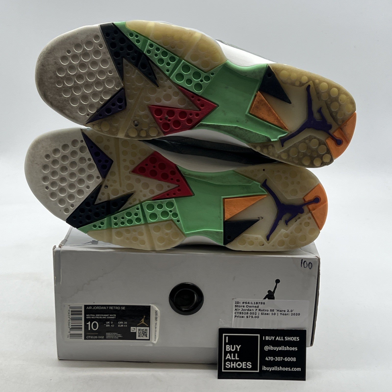 Size 10 - Air Jordan 7 Retro SE Hare 2.0 (CT8528-002)