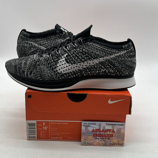 Size 9 - Nike Flyknit Racer Oreo 2.0 (526628-012)