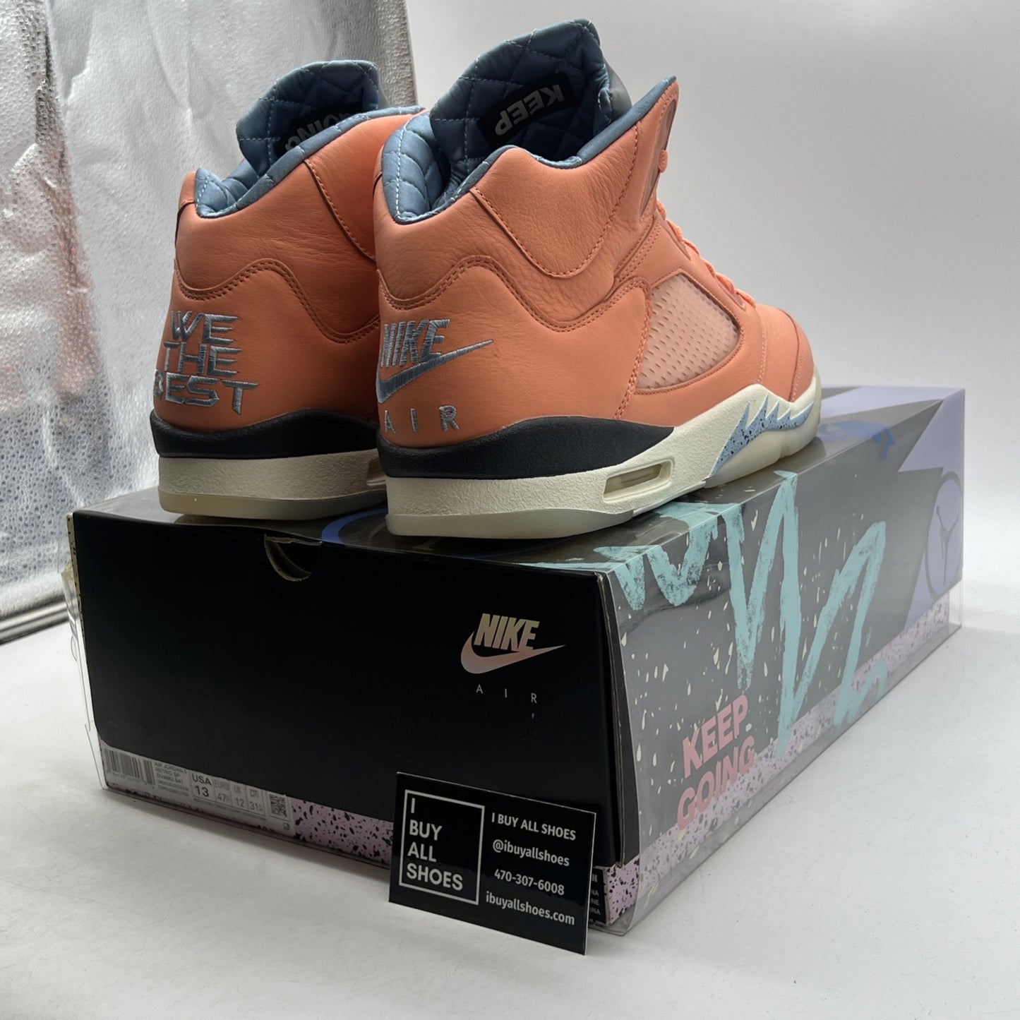 Size 13 - Air Jordan 5 Retro x DJ Khaled Mid We The Best - Crimson Bliss