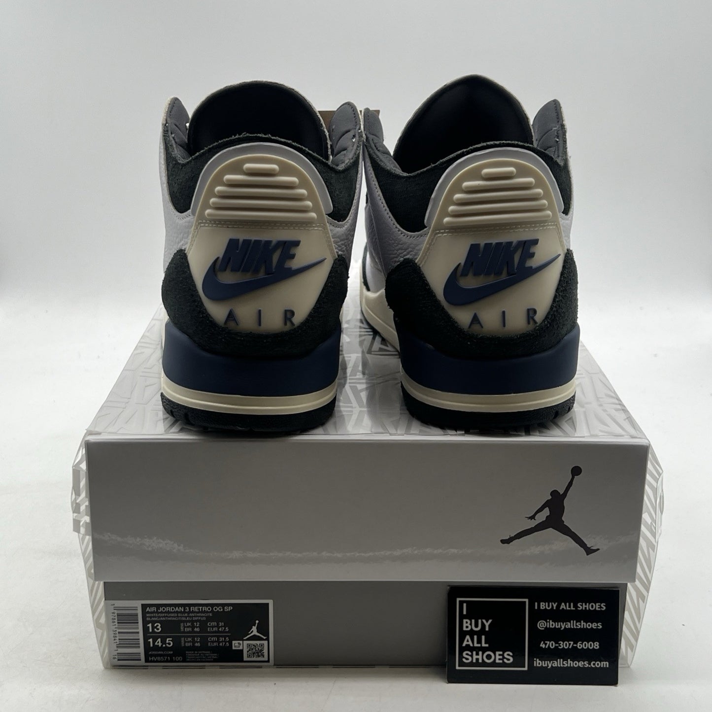 Size 13 - A Ma Maniére x Air Jordan 3 Retro OG SP For The Love (HV8571-100)