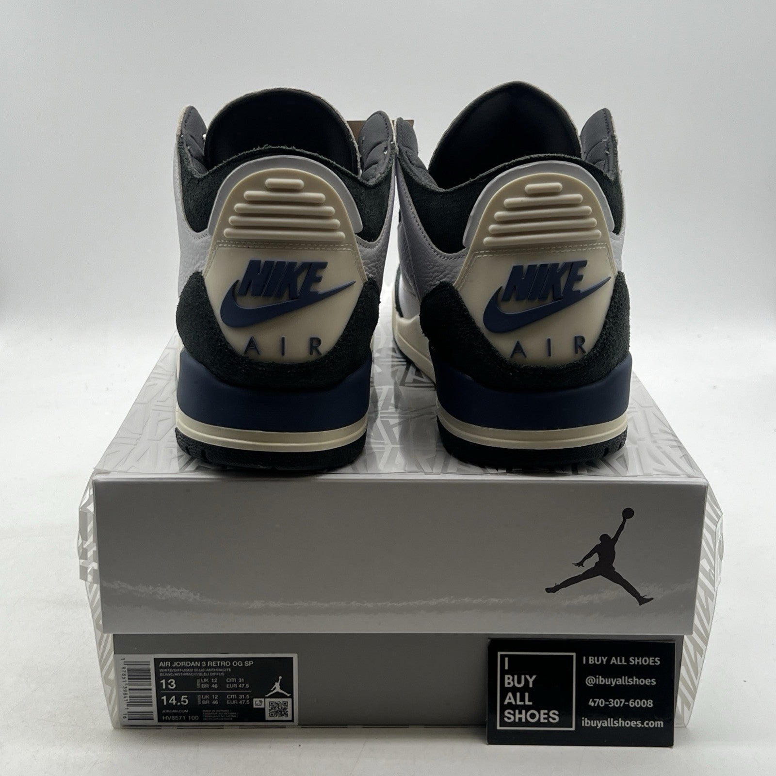 Size 13 - A Ma Maniére x Air Jordan 3 Retro OG SP For The Love (HV8571-100)