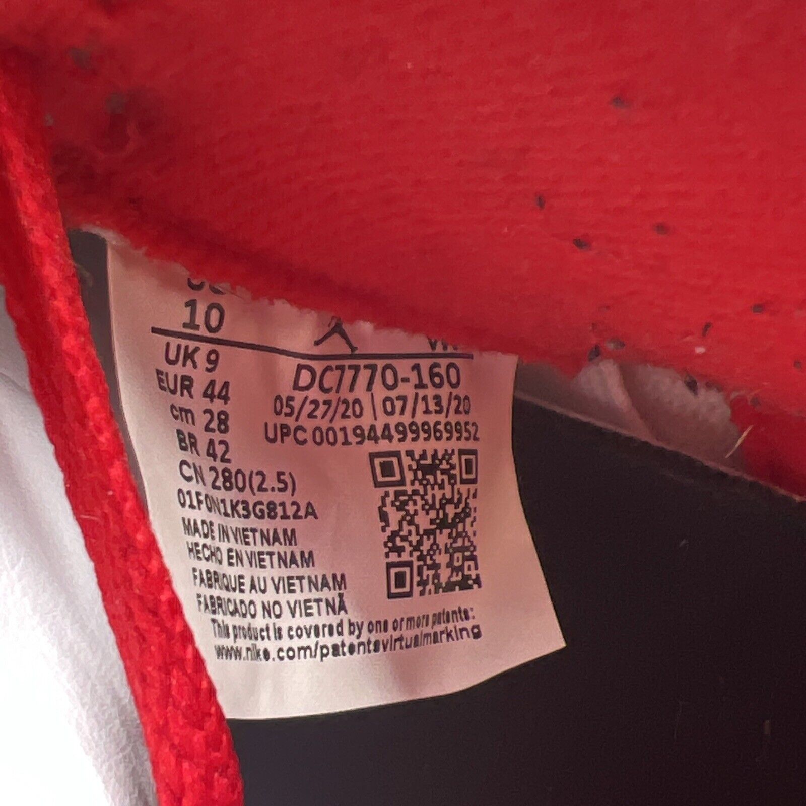 Size 10 - Air Jordan 4 Retro Fire Red 2012 (308497-110)