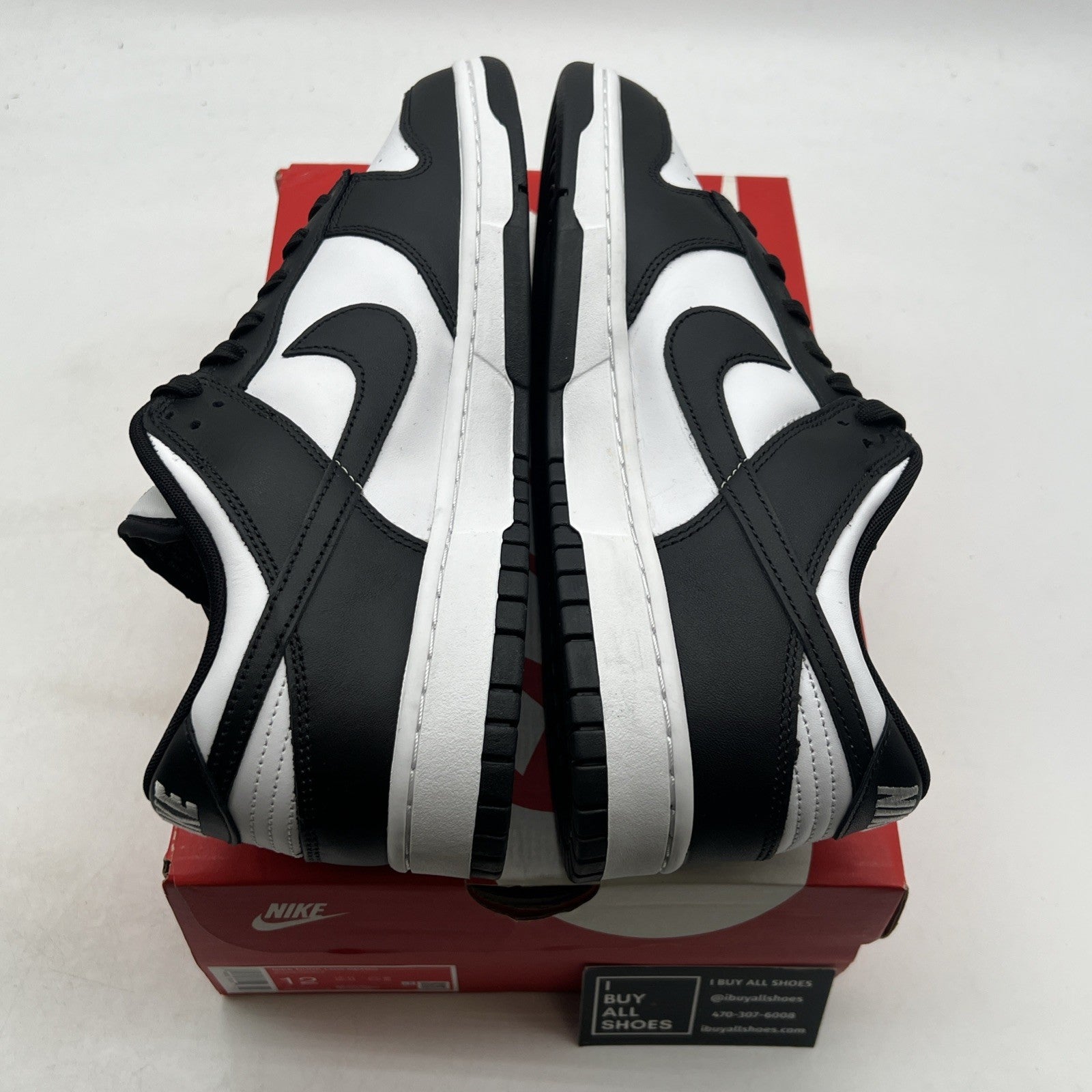 Size 12 - Nike Dunk Low Black White (DD1391-100)