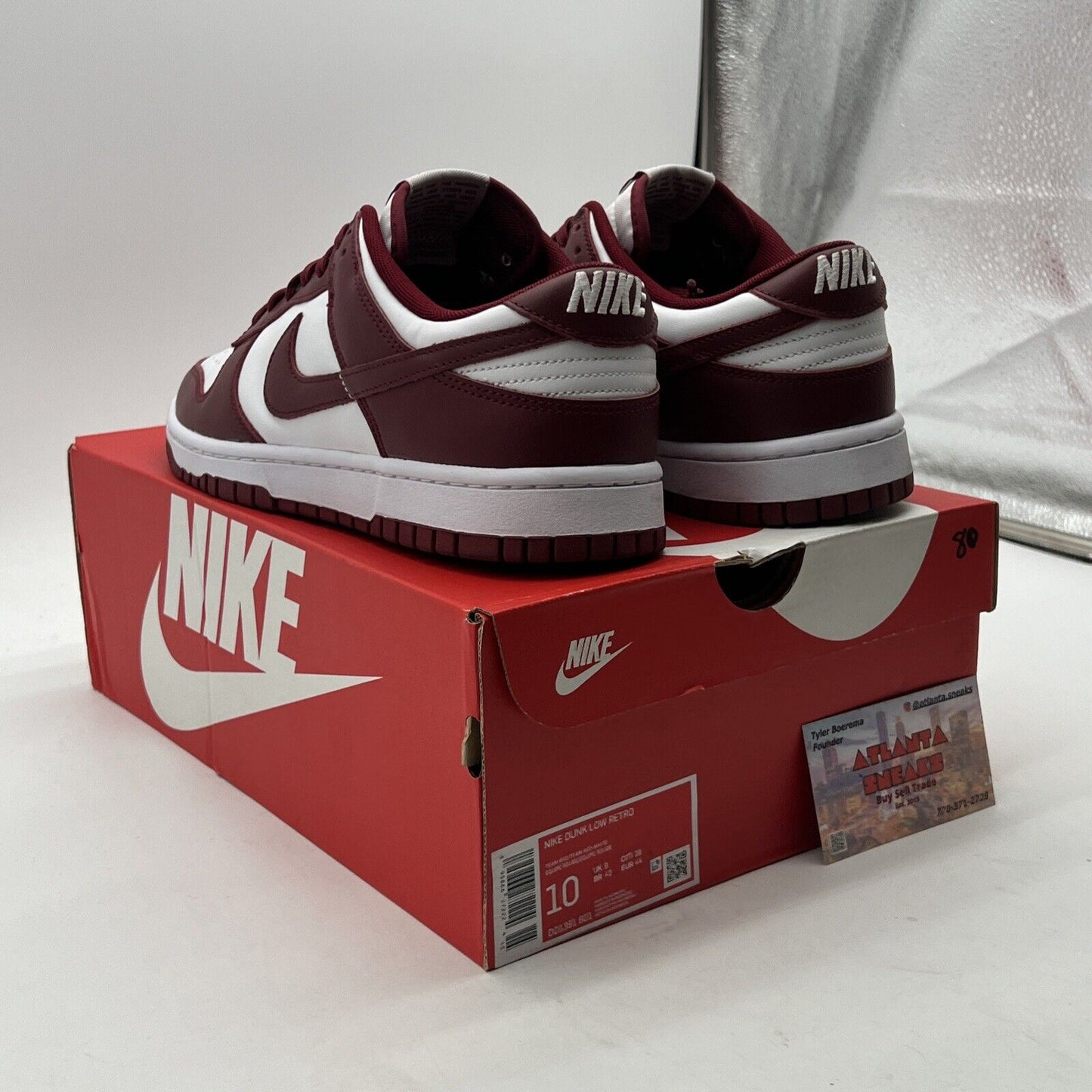 Size 10 - Nike Dunk Low Team Red (DD1391-601)