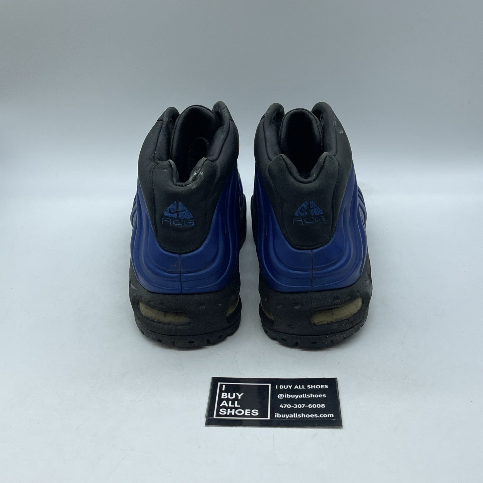 Size 7.5 - Nike Foamposite Blue (333791-502)