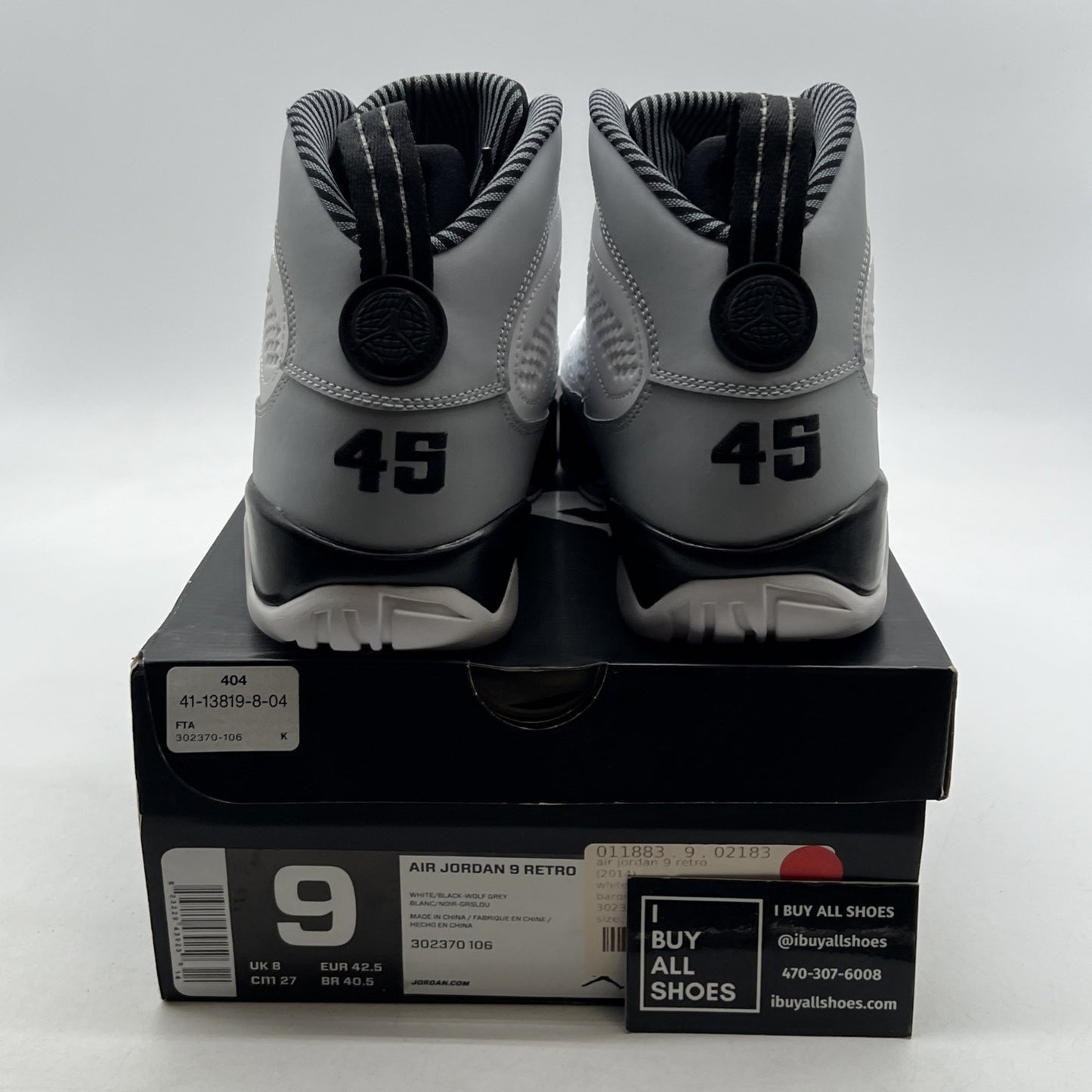 Size 9 - Air Jordan 9 Retro Barons (302370-106)