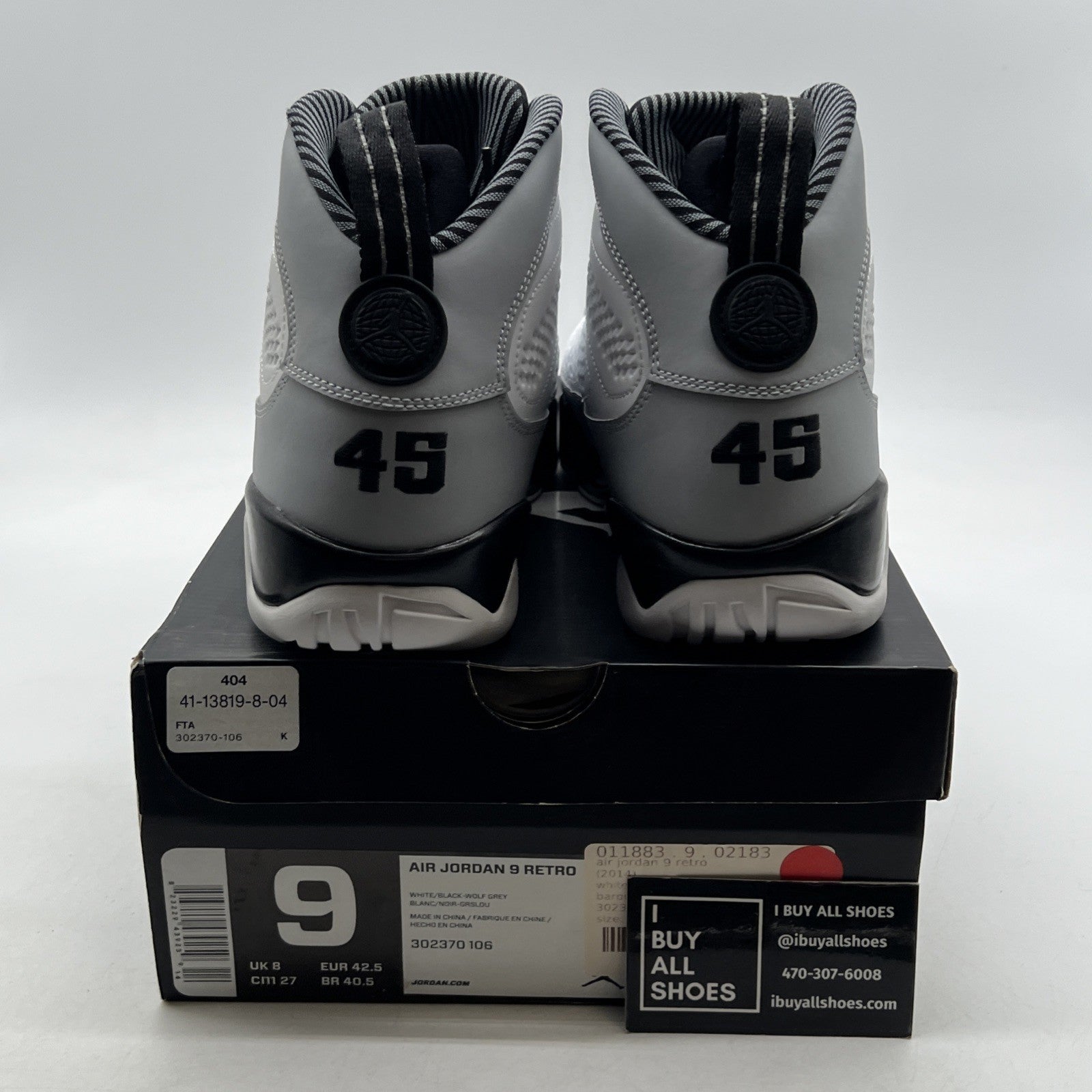 Size 9 - Air Jordan 9 Retro Barons (302370-106)