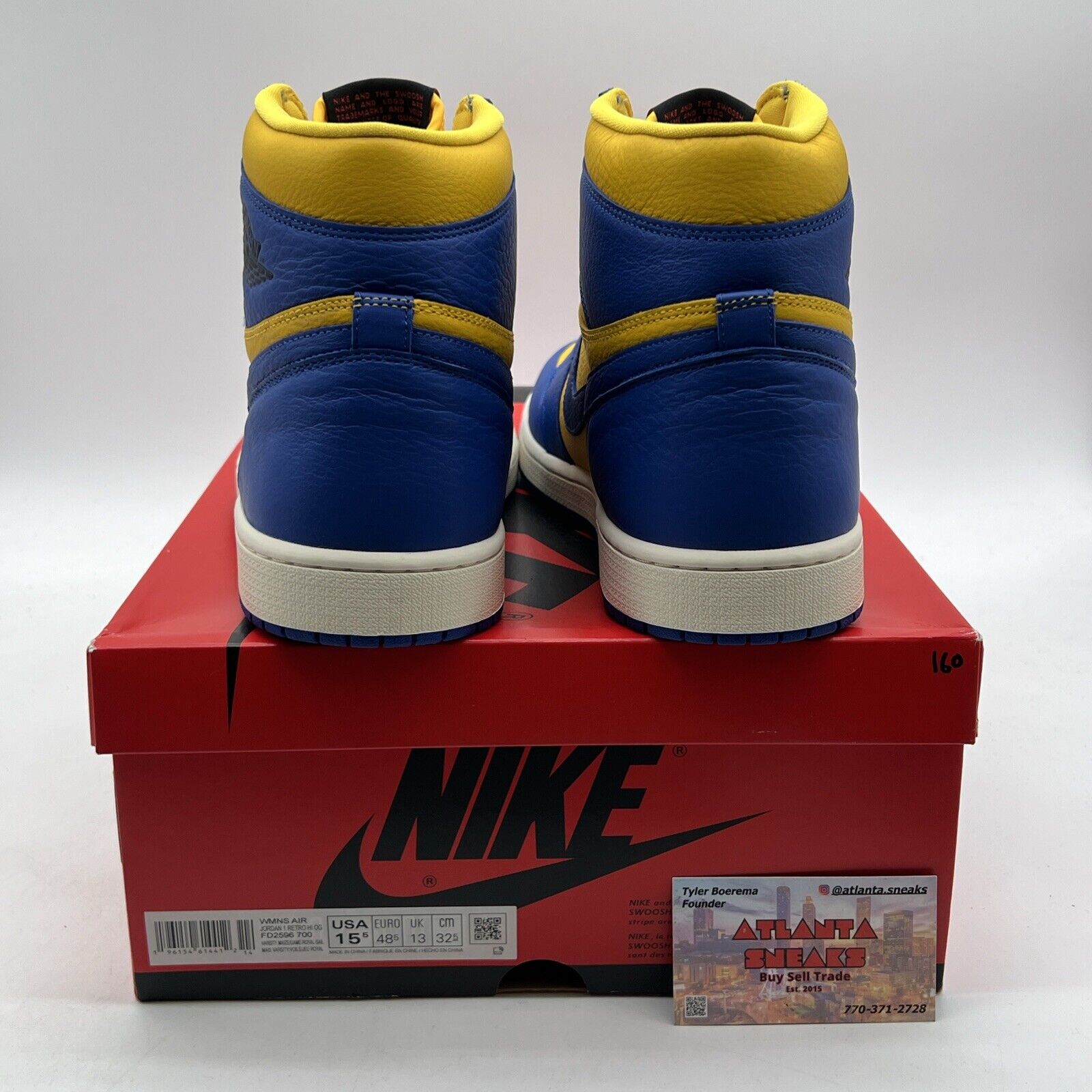 Size 15.5 - Air Jordan 1 Retro OG High Reverse Laney W (FD2596-700)