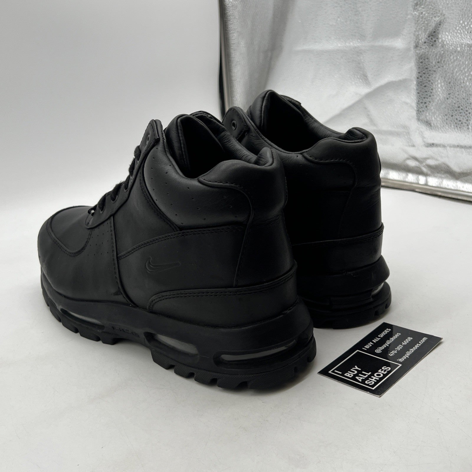 Size 12 - Nike Air Max Goadome ACG Triple Black 2016 (865031-009)