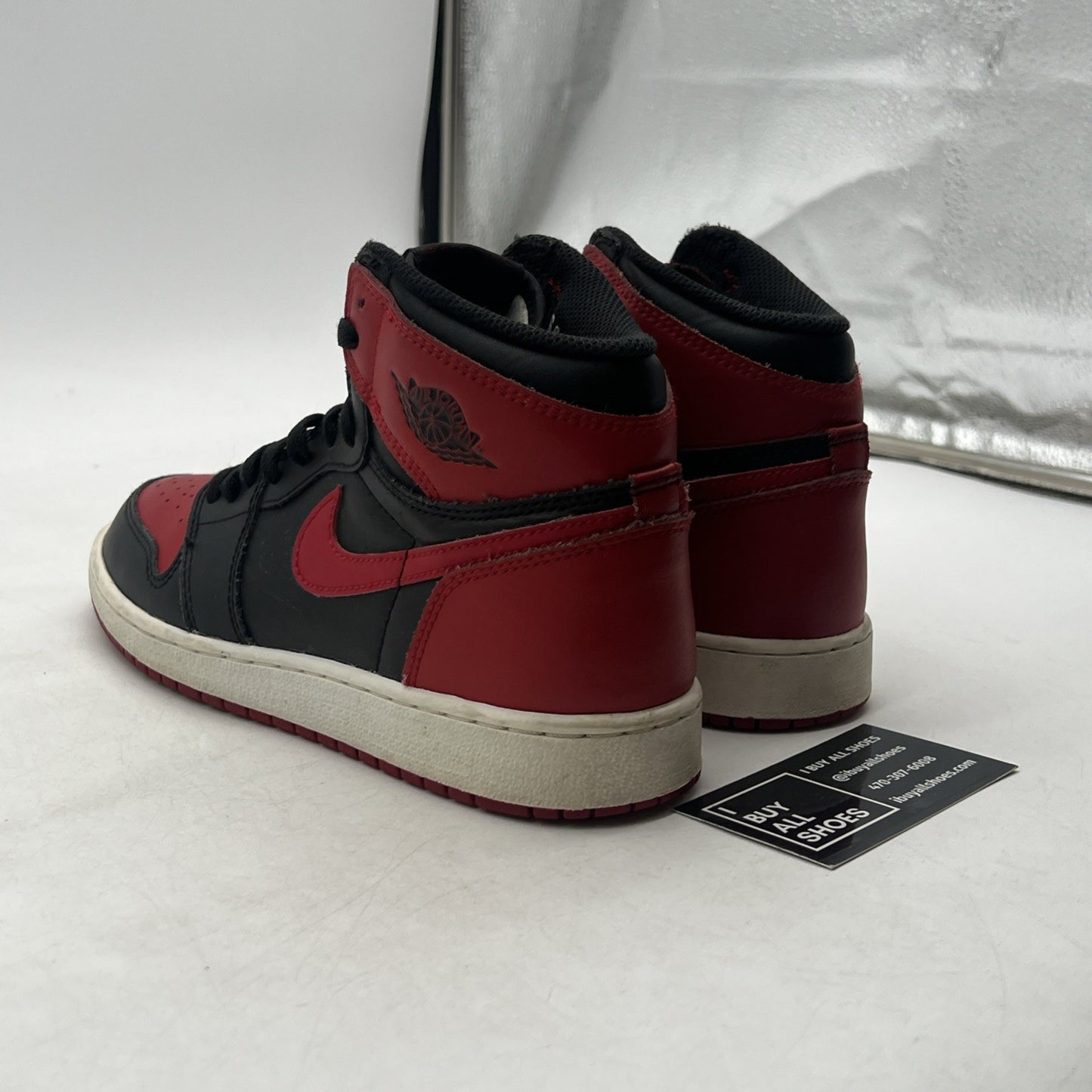 Size 6Y - Air Jordan 1 Retro OG High Banned Bred (555088-001)