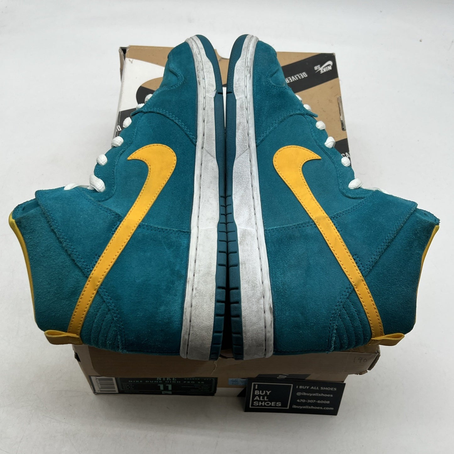 Size 11 - Nike Dunk Pro SB High Tropical Teal (305050-371)