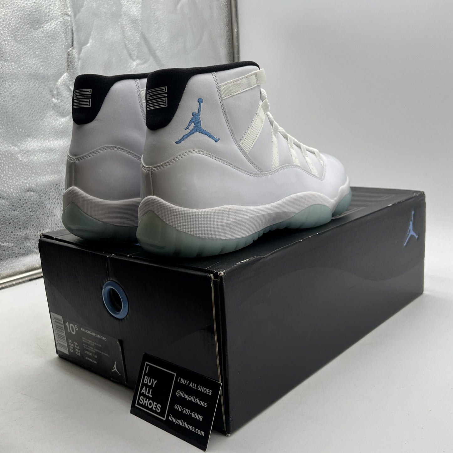 Size 10.5 - Air Jordan 11 Retro High Legend Blue (378037-117)