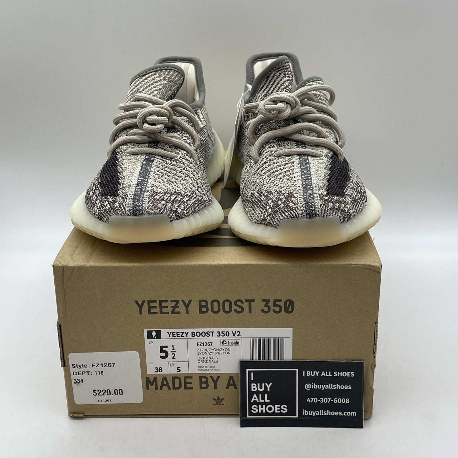 Size 5.5 - adidas Yeezy Boost 350 V2 Low Zyon Suede (FZ1267)