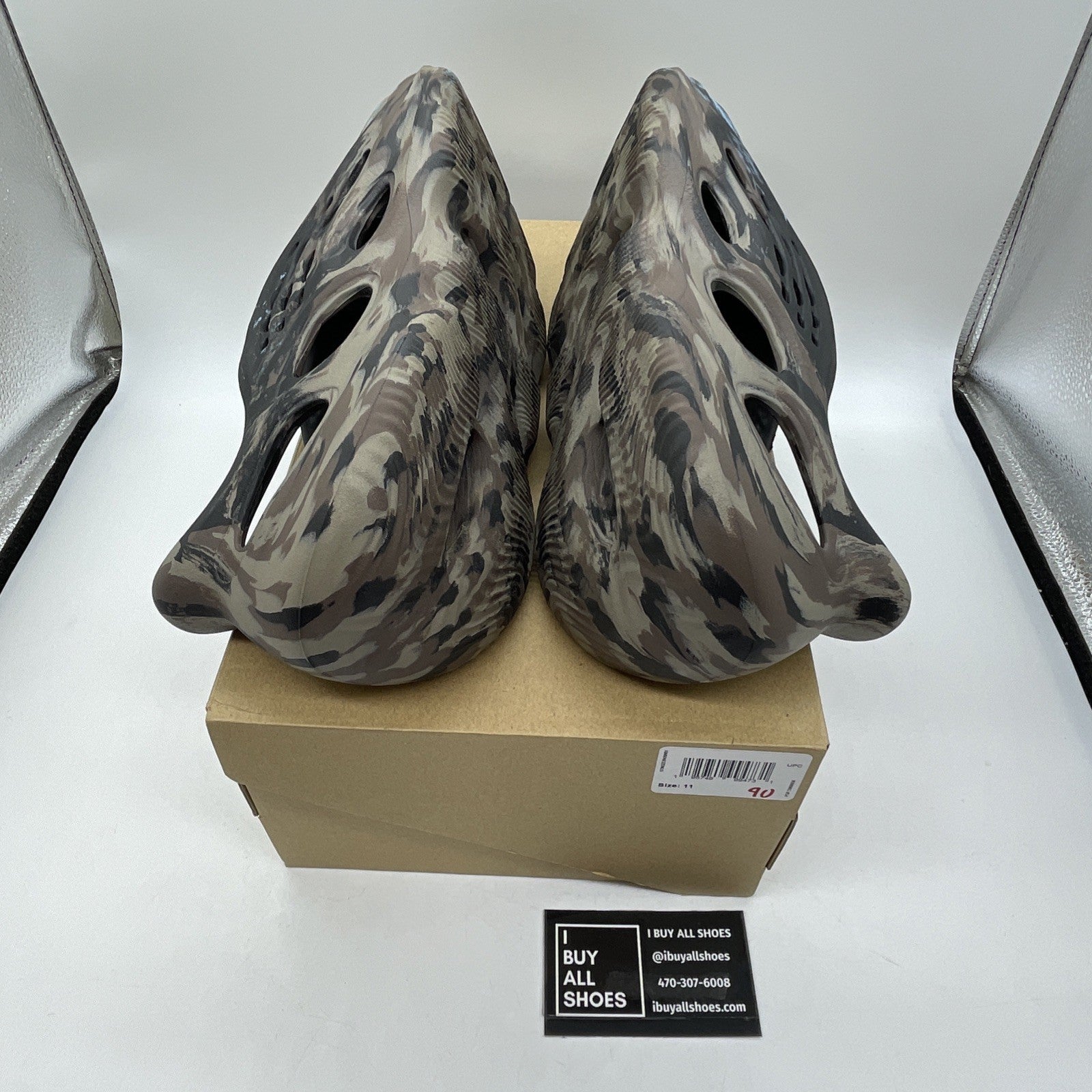 Size 11 - Foam Runner Mx Cinder Black Brown Blue Rubber (ID4126)