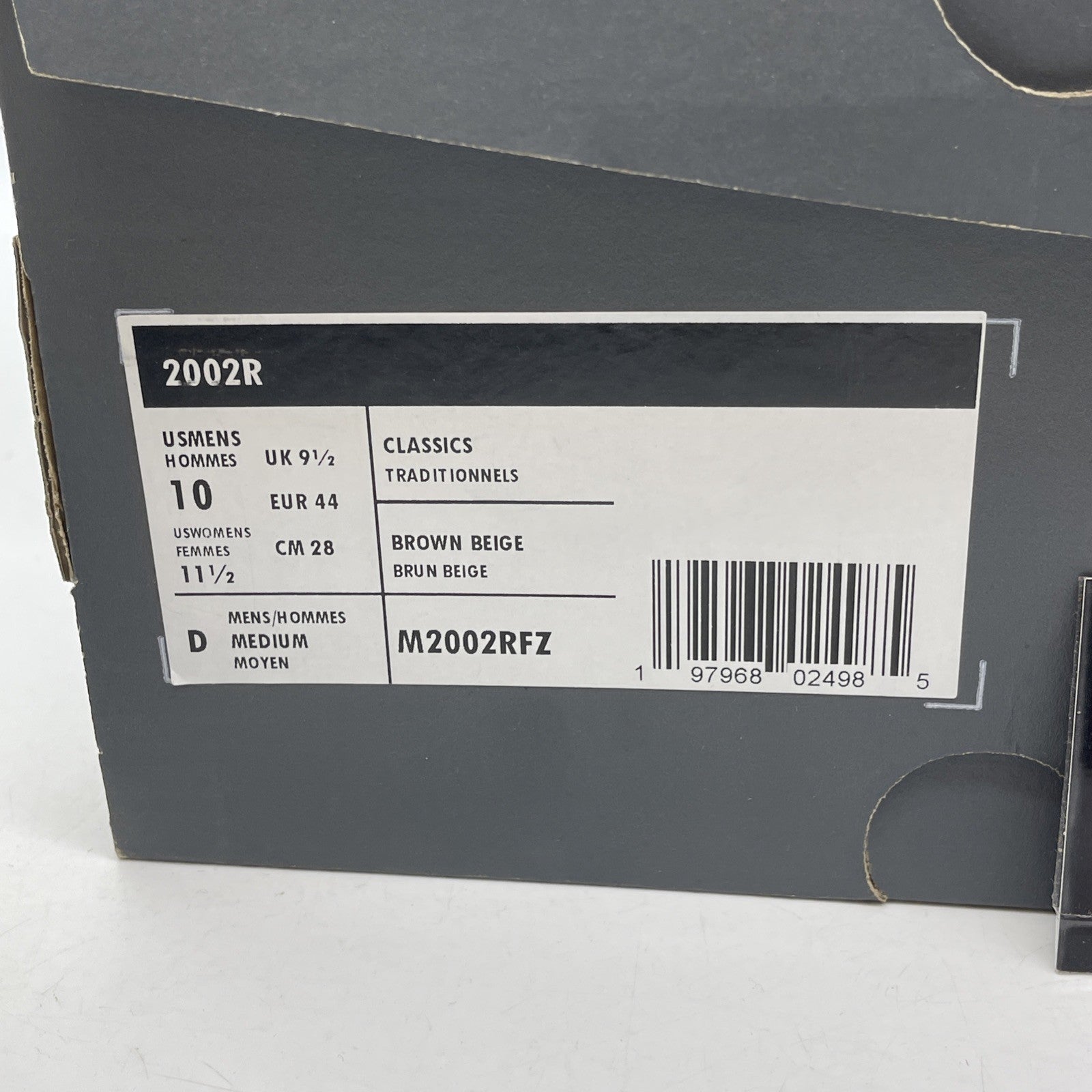 Size 10 - New Balance 2002R Emerging Brown Pack Grey Suede Leather  (M2002RFZ)