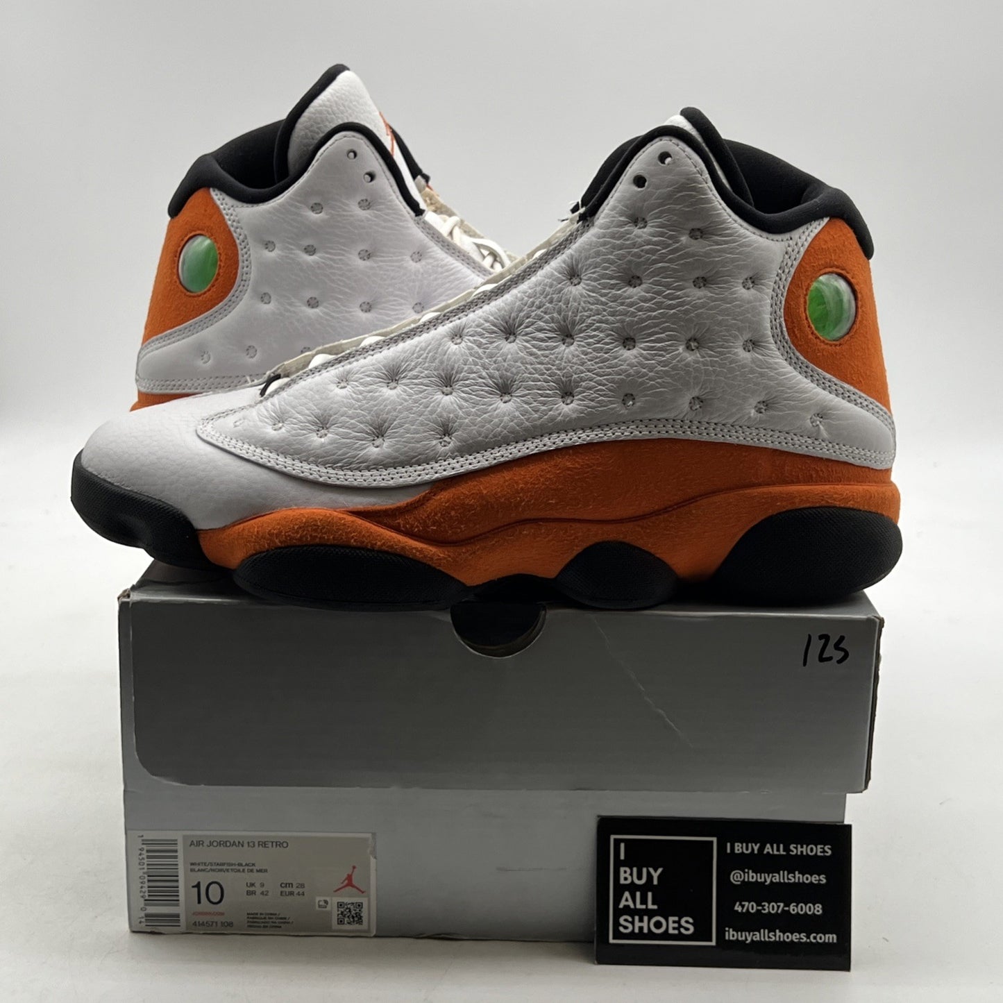 Size 10 - Air Jordan 13 Retro Starfish (414571-108)