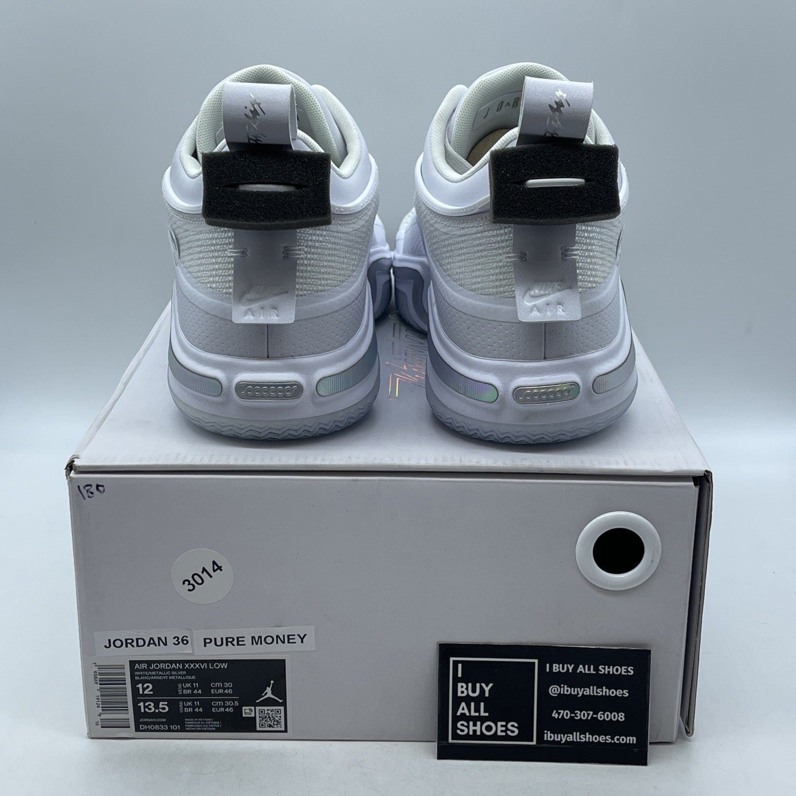 Size 12 - Air Jordan 36 Low Pure Money (DH0833-101)