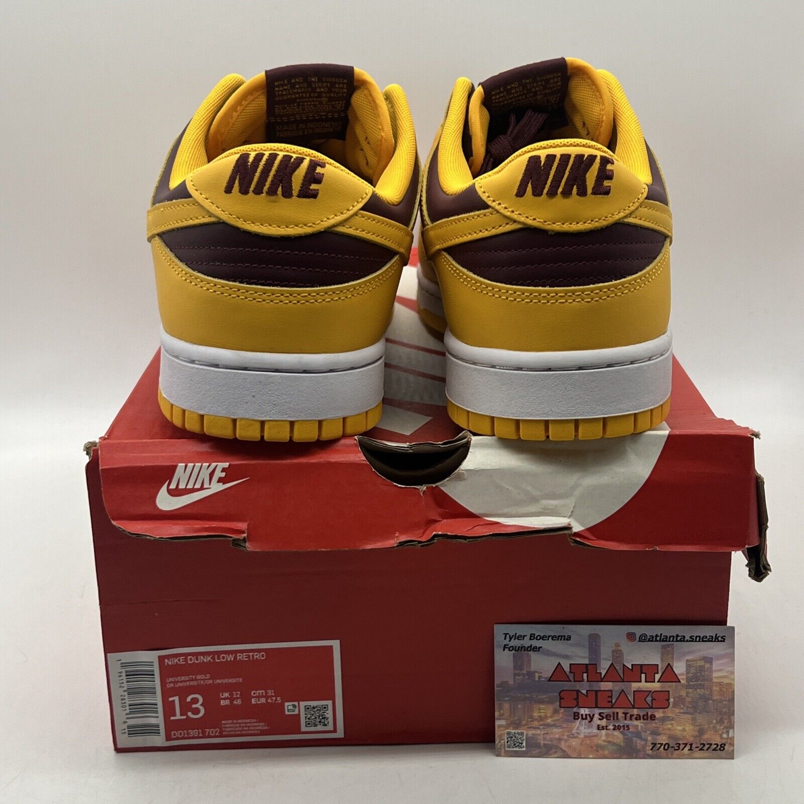 Size 13 - Nike Dunk Low Retro Arizona State Sun Devils 2022 White (DD1391-702)