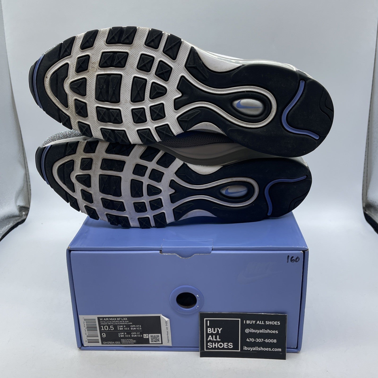 Size 10.5W - Nike Swarovski x Air Max 97 Polar Blue (DH2504-001)