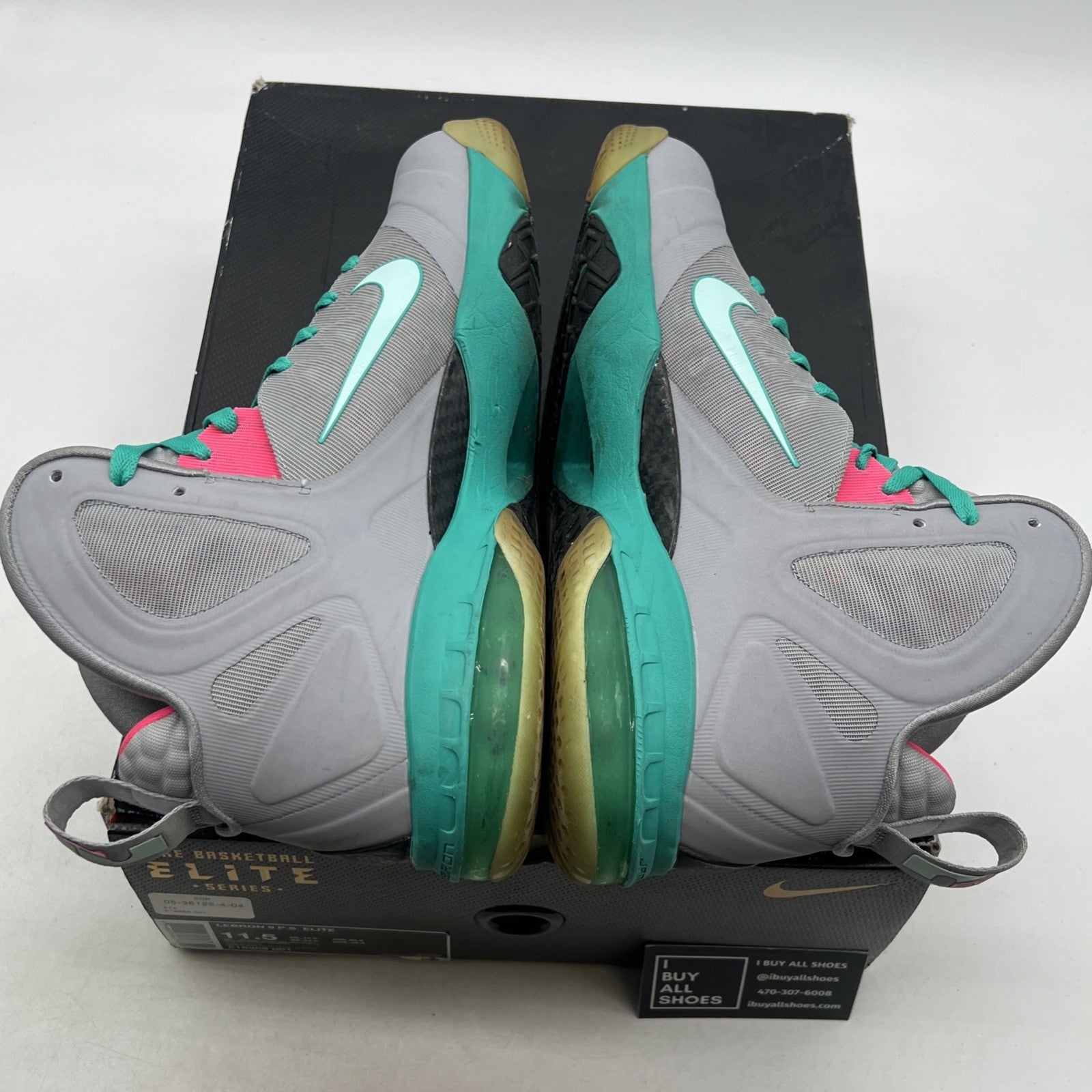Size 11.5 - Nike LeBron 9 P.S. Elite South Beach (516958-001)