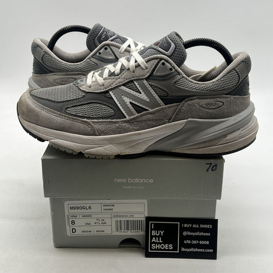 Size 8 - New Balance 990v6 Made in USA Castlerock (M990GL6)