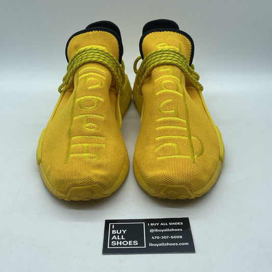 Size 12 - adidas Pharrell x NMD Human Race Yellow Black Suede Leather (GY0091)
