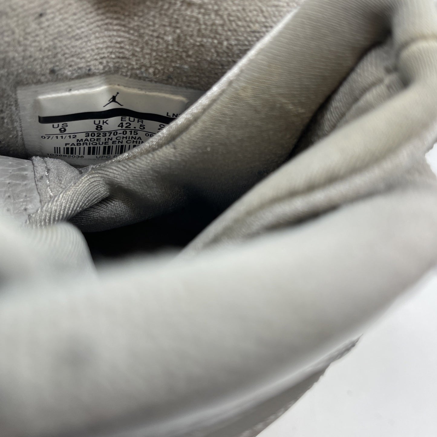 Size 9 - Air Jordan 9 Retro 2012 Cool Grey (302370-015)