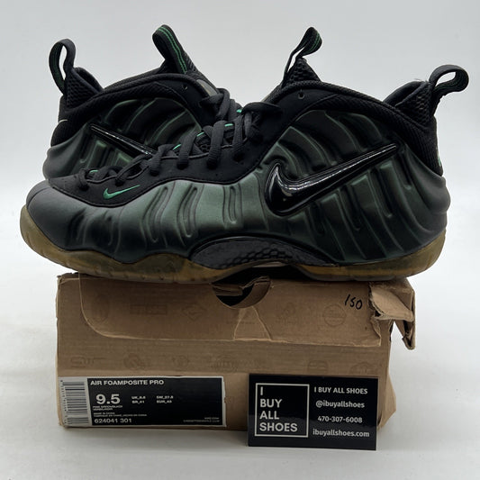 Size 9.5 - Nike Air Foamposite Pro Pine Green (624041-301)