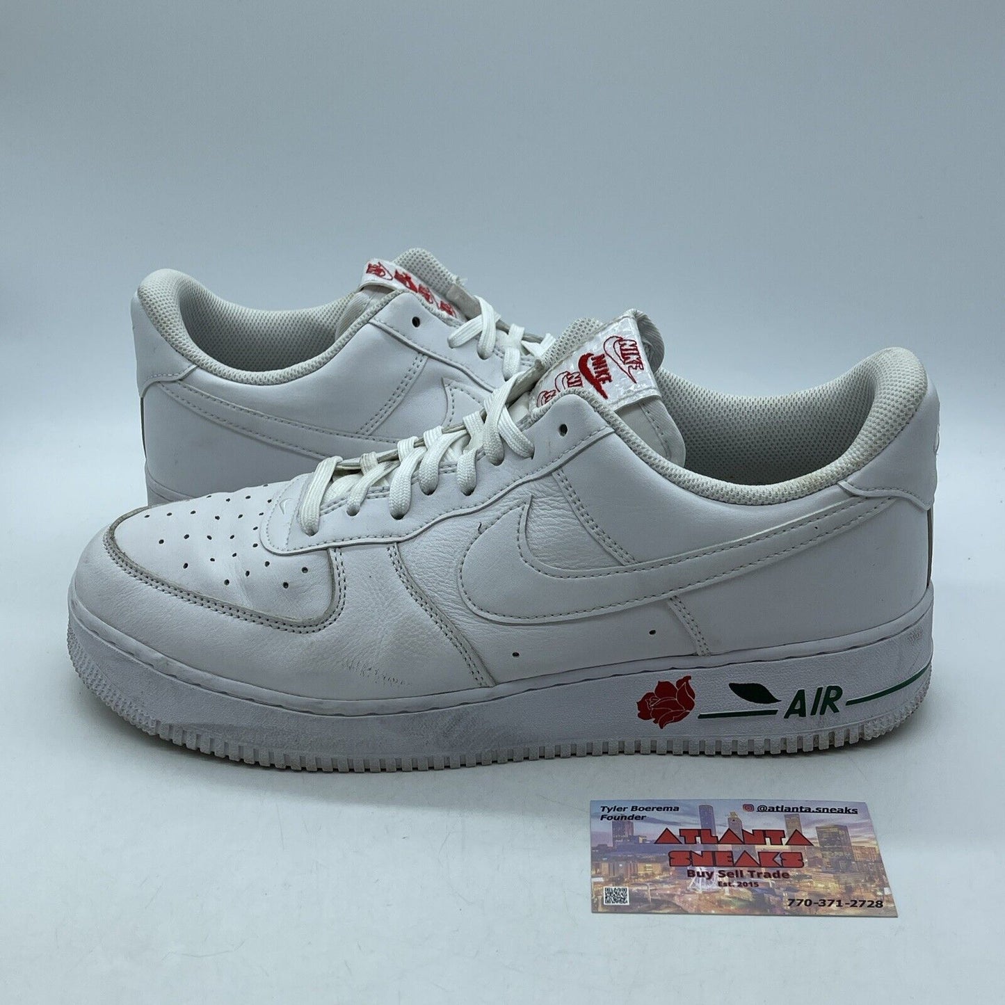 Size 12 - Nike Air Force 1 '07 LX Thank You Plastic Bag Red Green (CU6312-100)