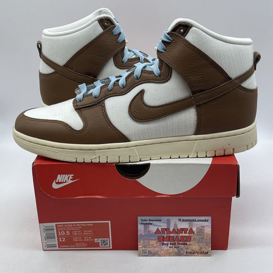 Size 10.5 - Nike Dunk Vintage High Certified Fresh - Pecan White (DQ8800-200)