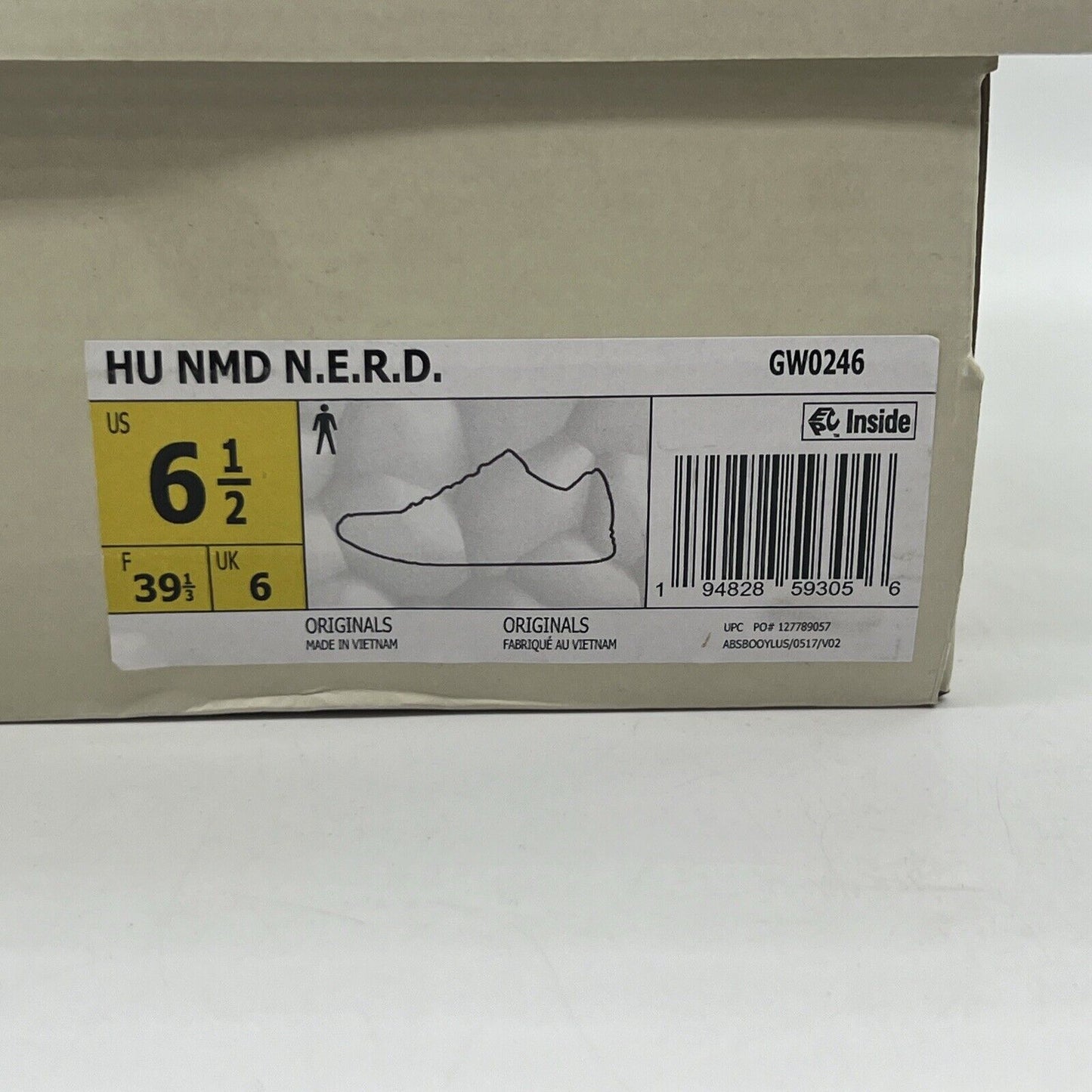 Size 6.5- adidas Pharrell x N.E.R.D. x NMD Human Race 20th Anniversary Brand New