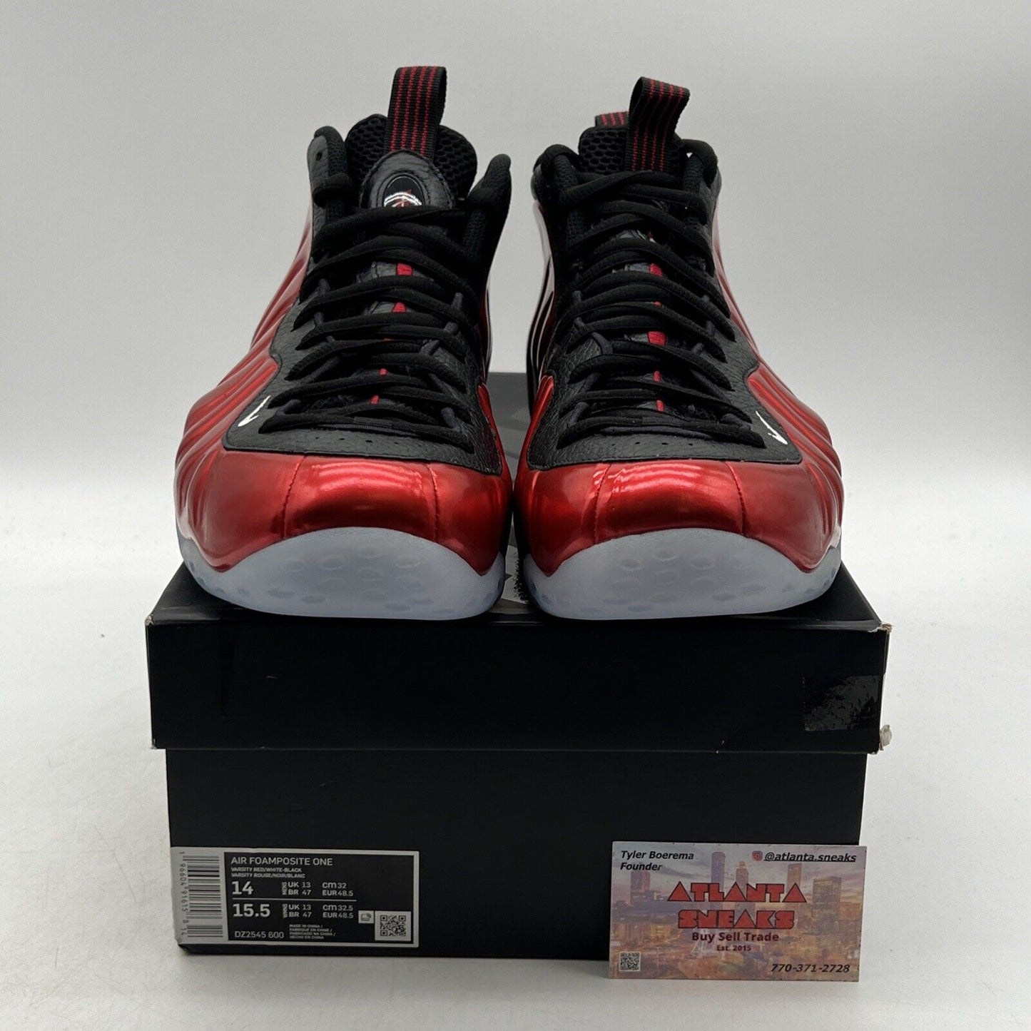 Size 14 - Nike Air Foamposite One 2023 Metallic Red