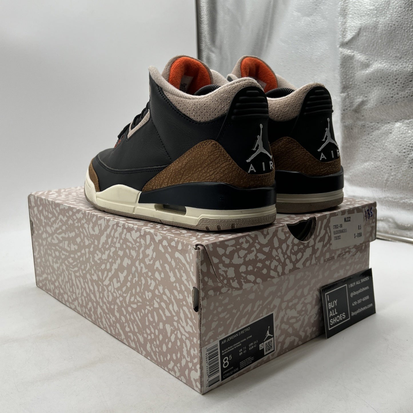 Size 8.5 - Air Jordan 3 Retro Mid Desert Elephant (CT8532-008)