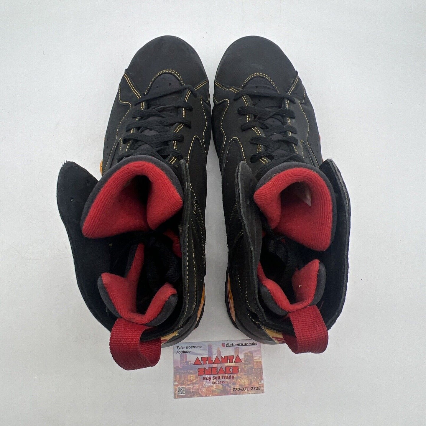 Size 13 - Jordan 7 Retro Citrus Black Yelllow Red Suede (CU9307-081)