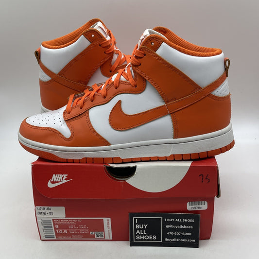 Size 9 - Nike Dunk SP 2021 High Syracuse (DD1399-101)