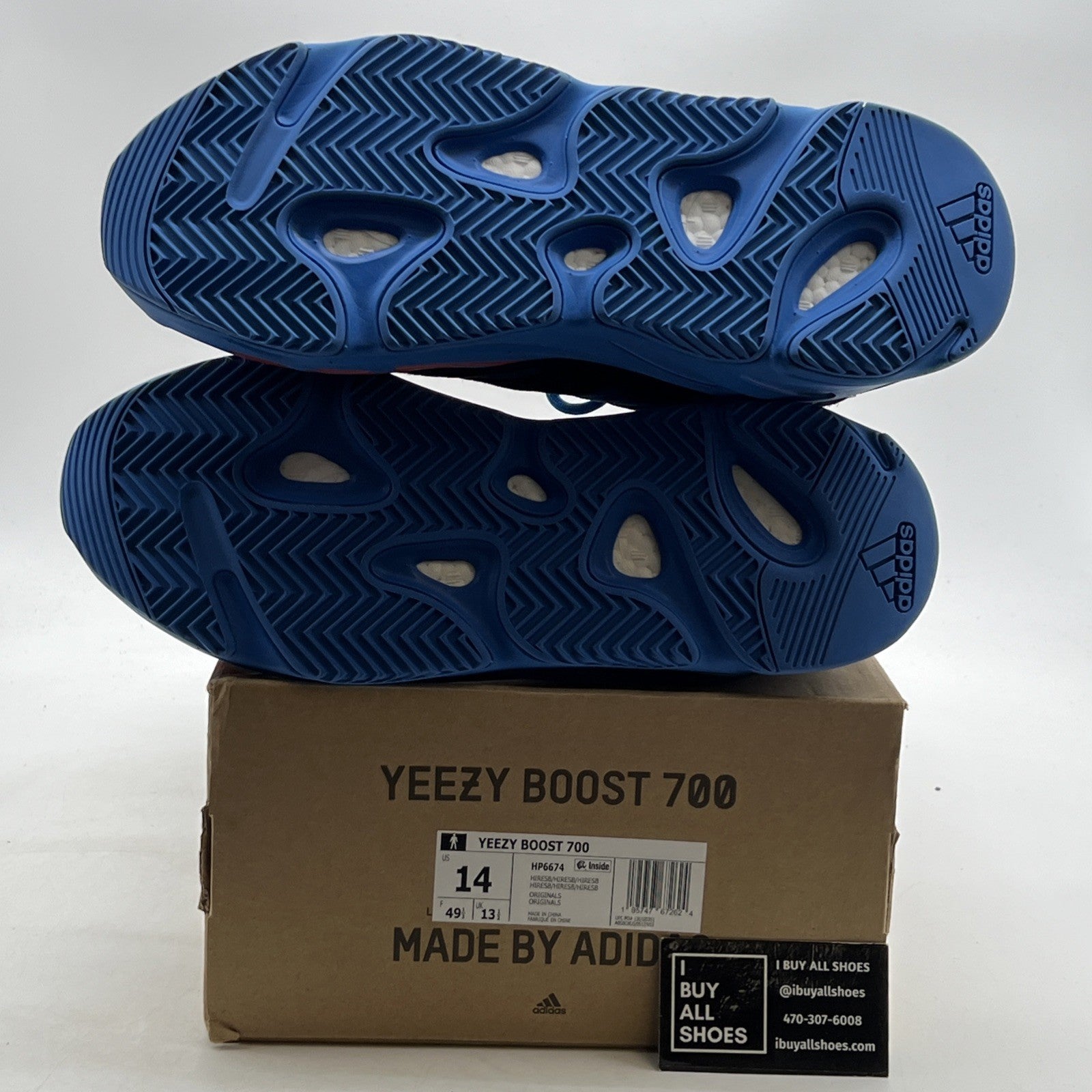 Size 14 - adidas Yeezy Boost 700 Hi-Res Blue (HP6674)