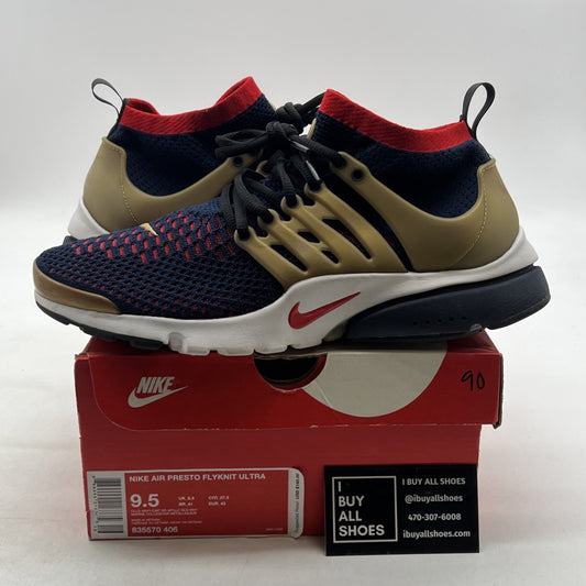 Size 9.5 - Nike Air Presto Ultra Flyknit Olympic (835570-406)