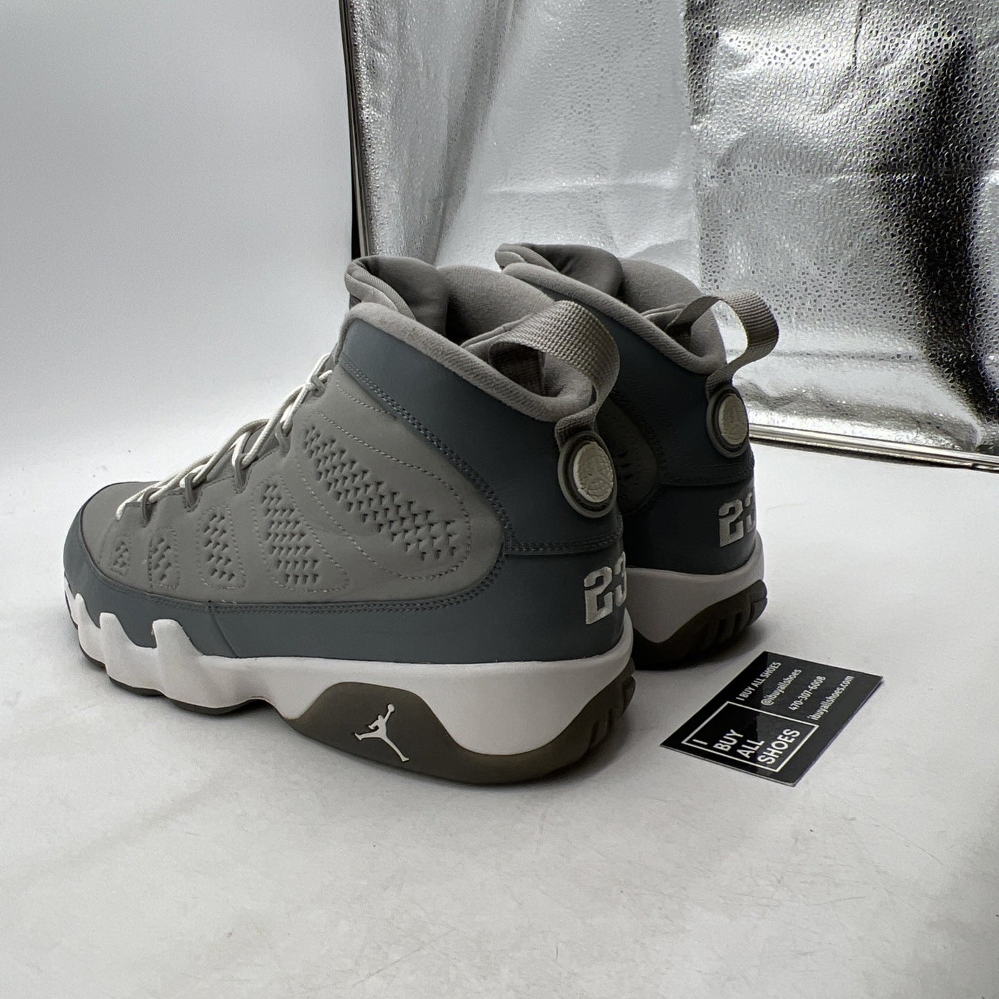 Size 13 - Air Jordan 9 Retro 2012 Cool Grey (302370-015)
