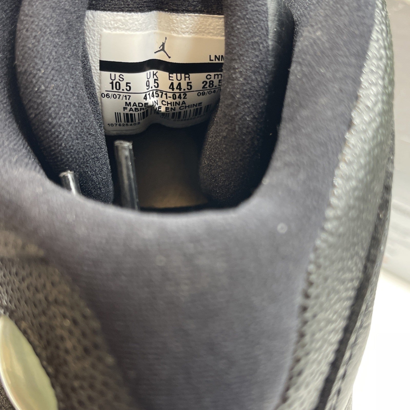Size 10.5 - Air Jordan 13 Retro 2017 Altitude Black Leather (414571-042)