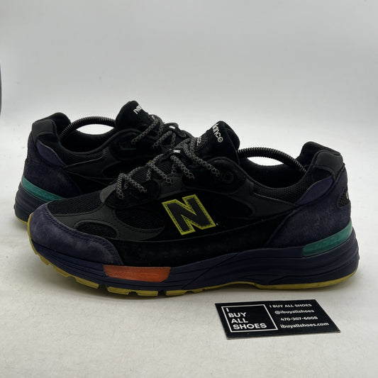 Size 10 - New Balance 992 Made in USA Black Purple (M992LT)