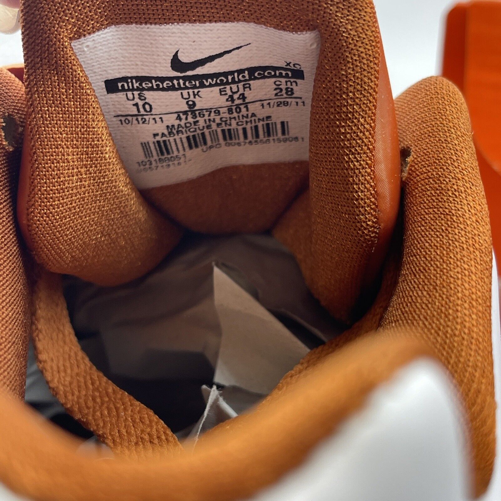 Size 10 - Nike Zoom KD 4 Texas Brown White Leather (473679-801)