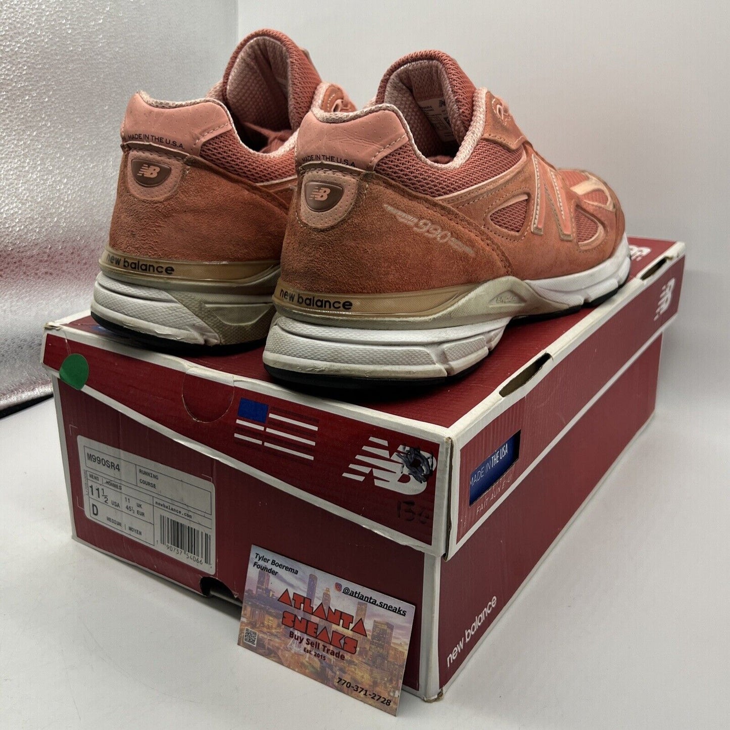 Size 11.5 - New Balance 990v4 Made in USA Sunrise Rose (M990SR4)