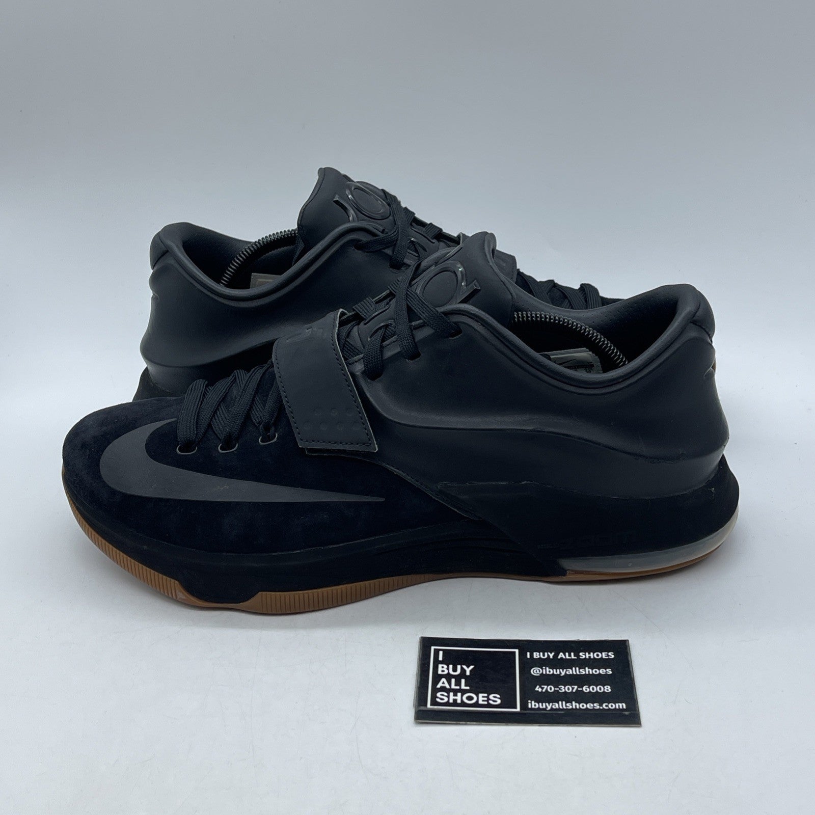 Size 12 - Nike KD 7 Ext Suede QS Black (717593-001)