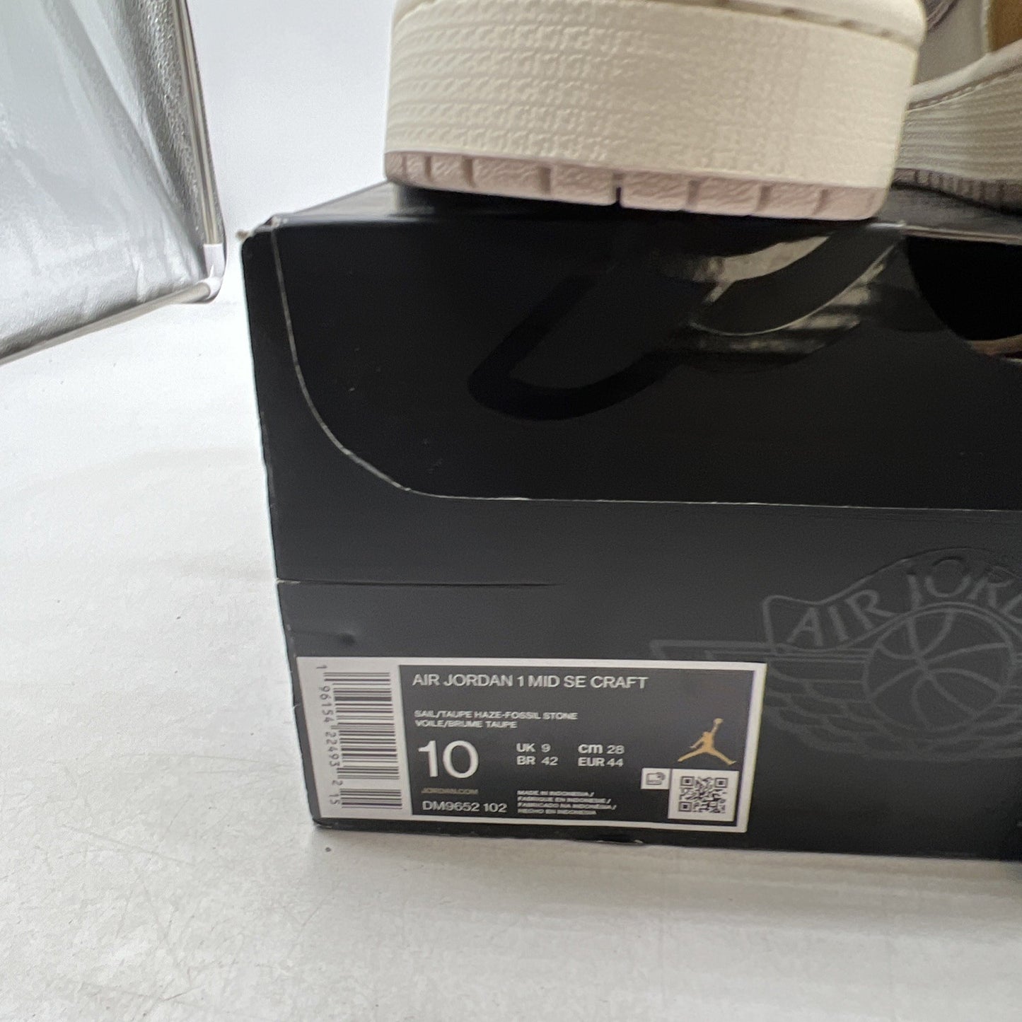Size 10 - Air Jordan 1 Mid SE Craft Inside Out (DM9652-102)
