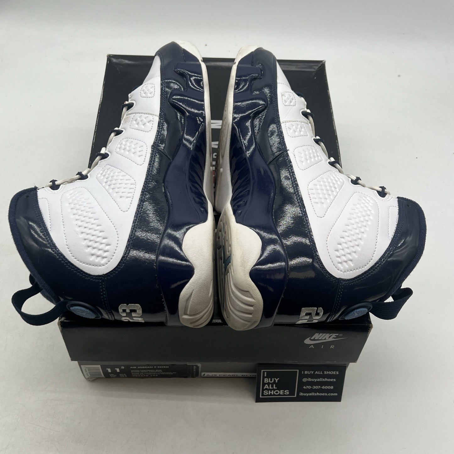 Size 11.5 - Air Jordan 9 Retro UNC (302370-145)